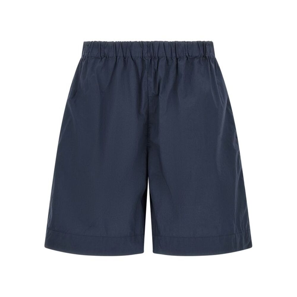 XACUS Blue Cotton Bermuda Women's Shorts